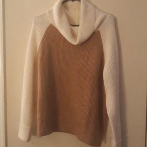 Nice winter sweater with open neck.